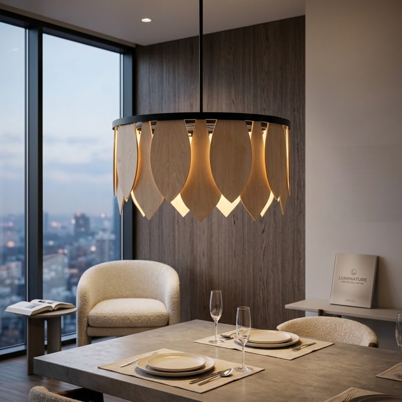 6 - Light Iron Chandelier