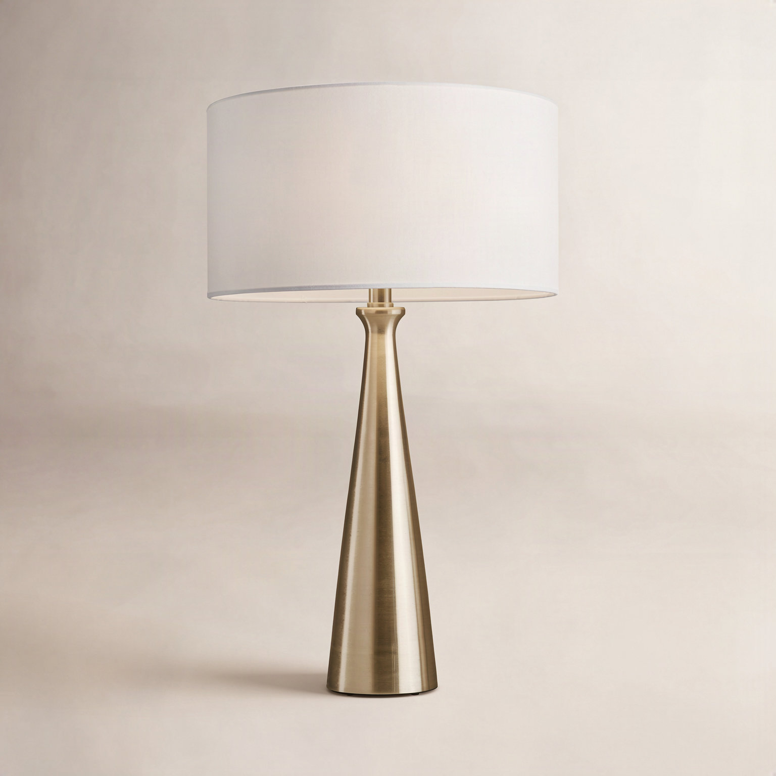 Spadina Metal Table Lamp, Antique Brass