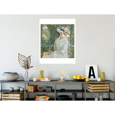 «An Outdoor Portrait of Miss Weir» par Childe Hassam - Impression giclée
