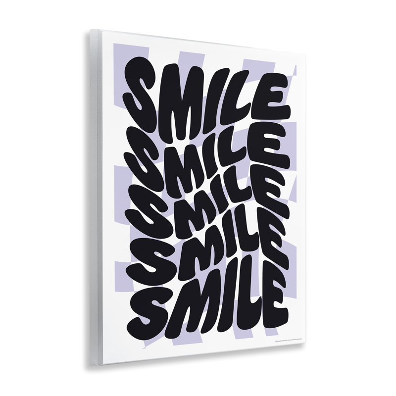 Art mural "Wavy Smile" par Reinders