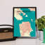 « san francisco city map », reproduction d’impression sur affiche en tricolore-31735303