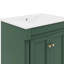 Meuble-lavabo de salle de bain chic 24 po avec évier sur-comptoir et armoire de rangement à deux niveaux de style contemporain-1556878811-1556878791