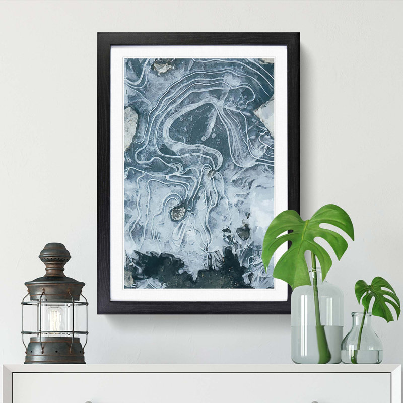 Falling into You - Picture Frame Graphic Art Print, Black, 76cm H x 50cm W x 2cm D