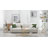 Jefre 31.5" Tempered Glass Coffee Table with Plated Metal Frame-122436928