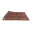 Tapis brun à motif oriental-234933598