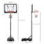 Panier de basketball d'extérieur réglable en hauteur 102,25 po