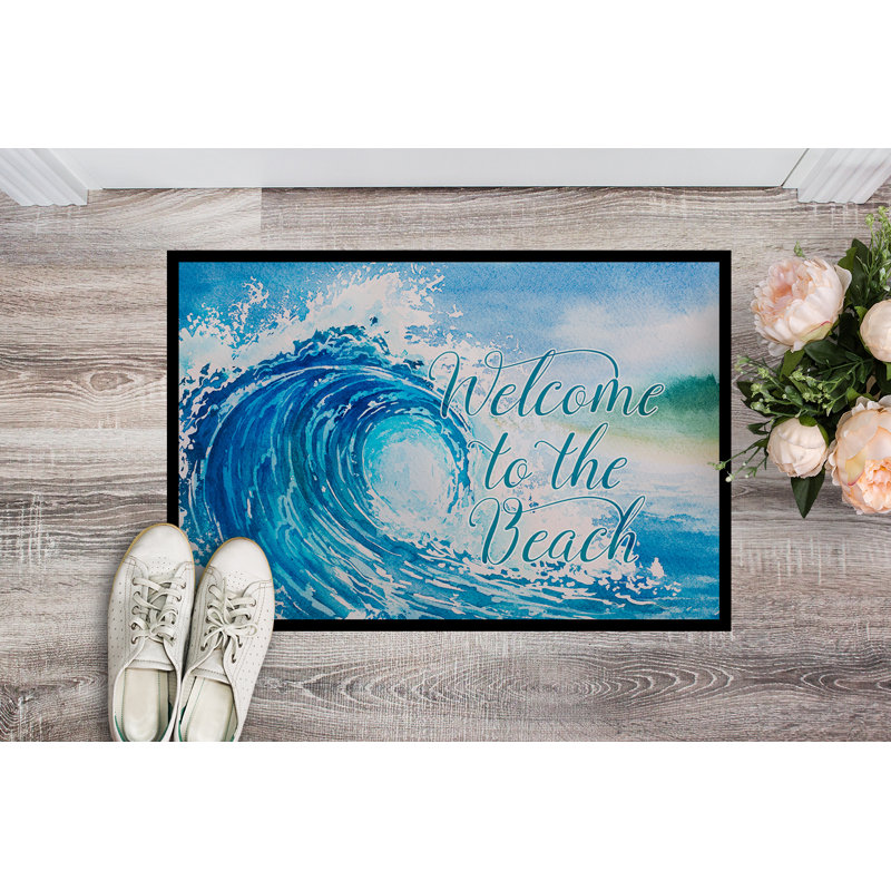 Kaniel Non-Slip Outdoor Doormat, 0.25" H x 27" W x 18" D