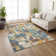 Machine Washable Indoor/Outdoor Gursevak ACN2246 Geometric Rug