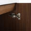 Meuble-lavabo mural 18,5 po avec lavabo en résine, porte simple à fermeture douce, panneau de fibres à densité moyenne, noyer naturel (emballage KD)-1790895693