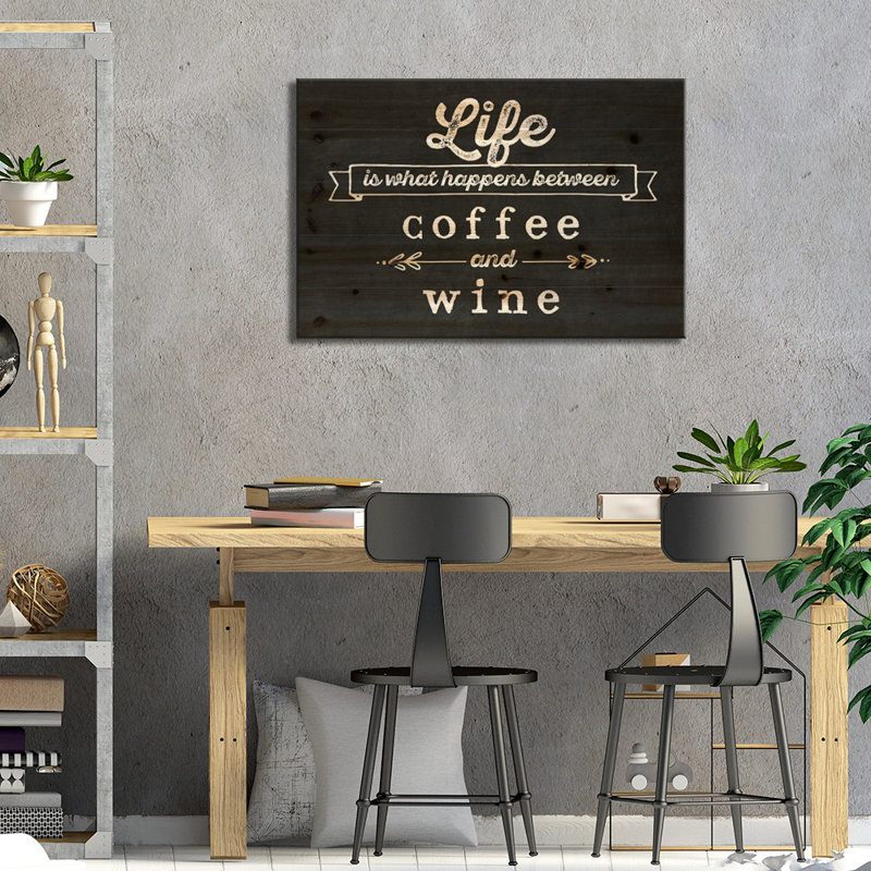 Café et vin, L 40 po x H 26 po