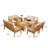 Amorae Acacia 8 - Person Patio Conversation Set with Cushions-1819634033