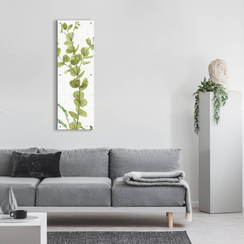 'Mixed Greens LX' by Lisa Audit, Acrylic Glass Wall Art, 48" H x 16" W