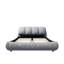 Lit de luxe rembourré avec housse en tissu, plateforme grise, lattes en bois massif et rembourrées-1431456979-1431456981
