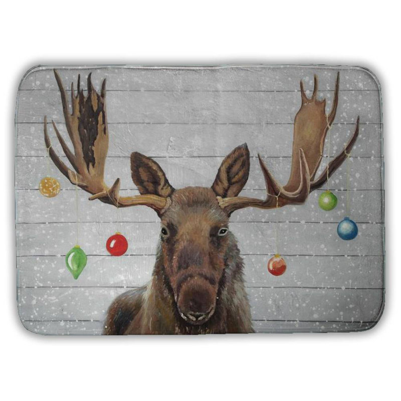 Hanrott Microfiber Non-Slip Bath Mat, 24" W x 17" L