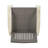 Bops Outdoor Dining Chair Set of 2, Gray Rattan Seat, Whitewash Wood