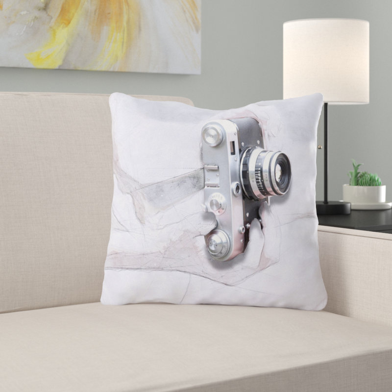Coussin pour appareil photo Ine, Microsuède, Intérieur