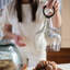 Glass Cloche Food Cover, Ring Handle, Small-1242998155