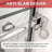 UKS04 56 to 60 in. x 80 in. H Frameless Single Sliding Shower Door with U-Chanel and 3/8 in. (10mm) Clear Glass in Chrome-125096525-125096513