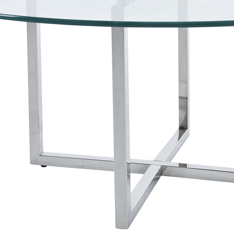 Aarron Cross Legs Coffee Table
