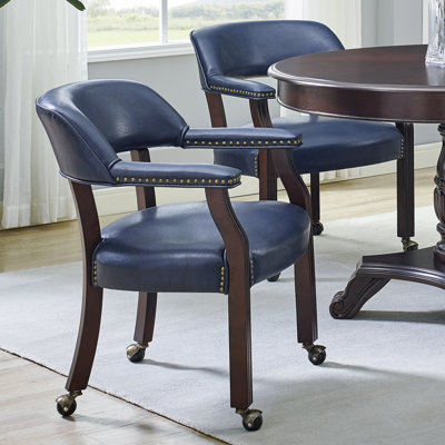 Fauteuil à accoudoirs en bois massif Alandria