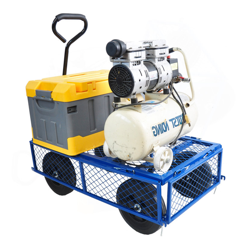 Tools Cart Wagon Cart Garden Cart Trucks Make It Easier To Transport Firewood, Blue