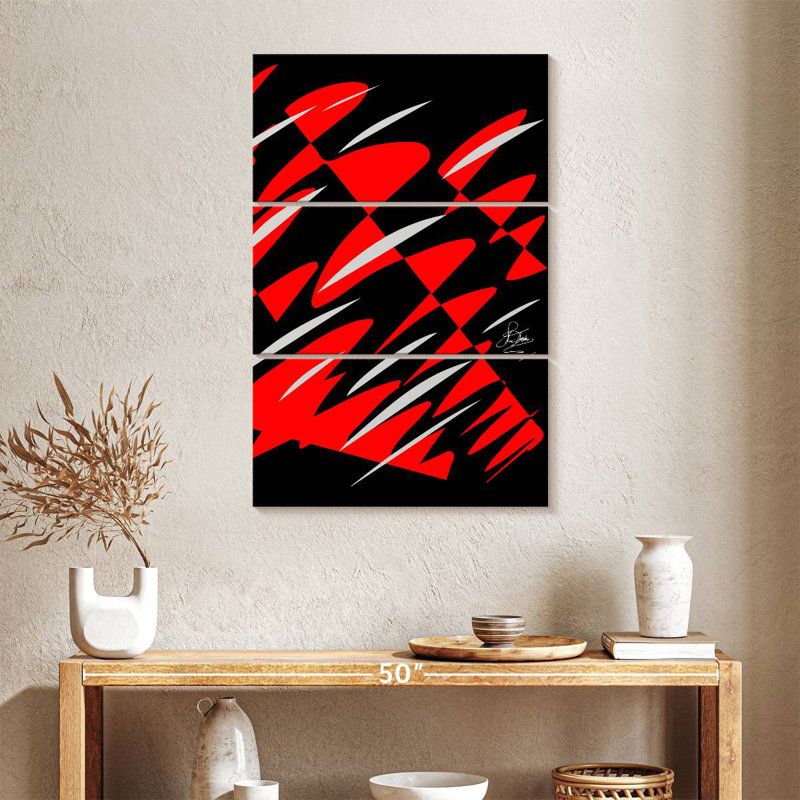 Avery Reflections Red, 38" H x 24" W