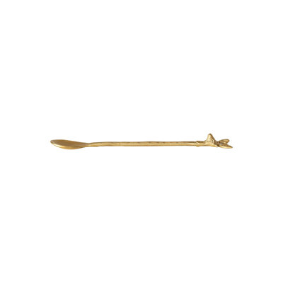 Reindeer Handle Brass Cocktail Spoon