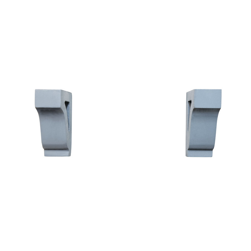 Corbeaux en peuplier Rayne (ensemble de deux), Argent argent