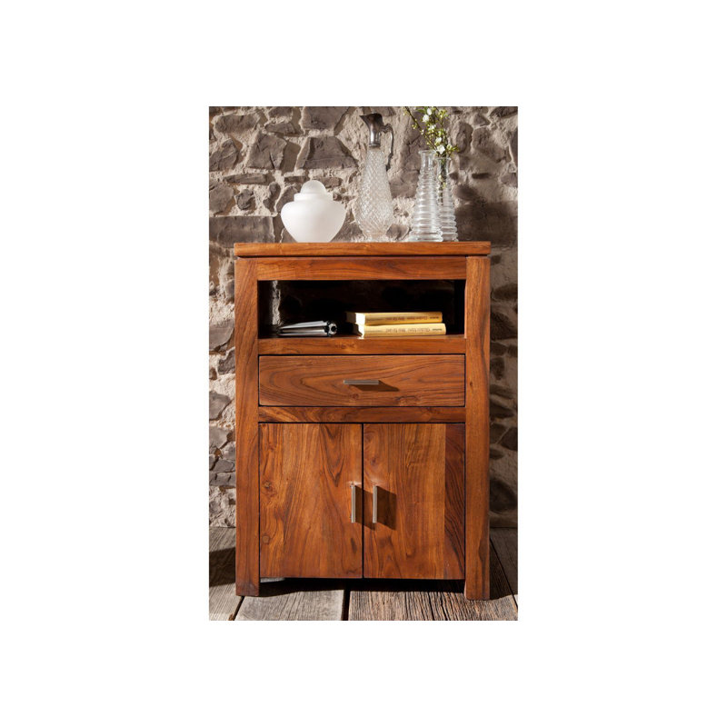 Shaman Solid Wood 55cm W 1 - Drawer Chest of Drawers
