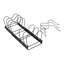 Metal Rectangle Free Standing Pot Rack
