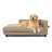 Opulent Orthopedic Dog Sofa Bed – Sand Brown-109470590