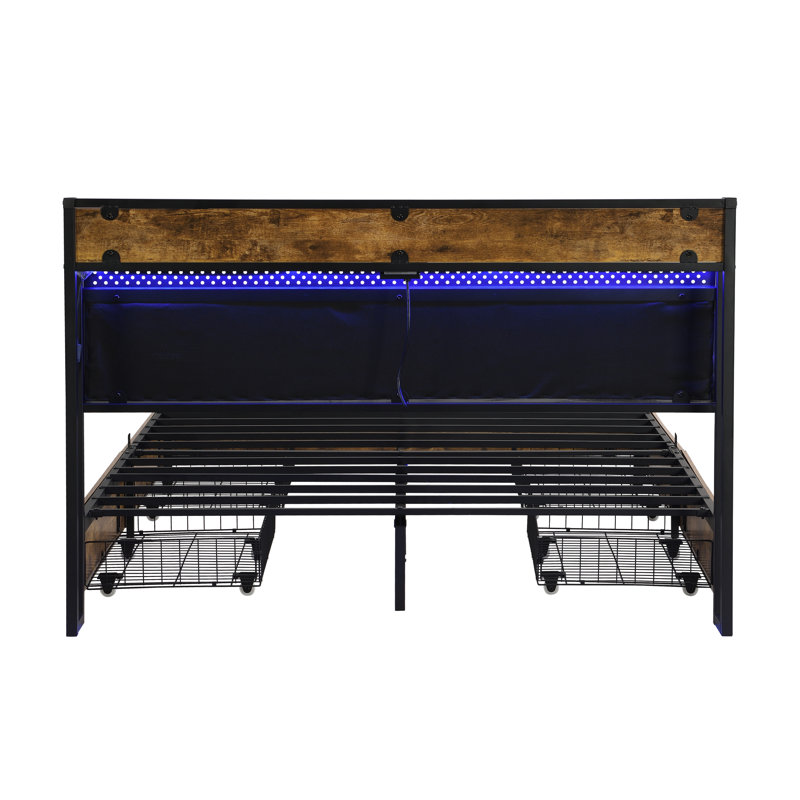 Slat Storage Bed