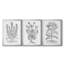 Toile encadrée de qualité supérieure B&W-69983125-69983128