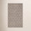 Textured Diamond Blue Ivory Hand-Woven Cotton Rug