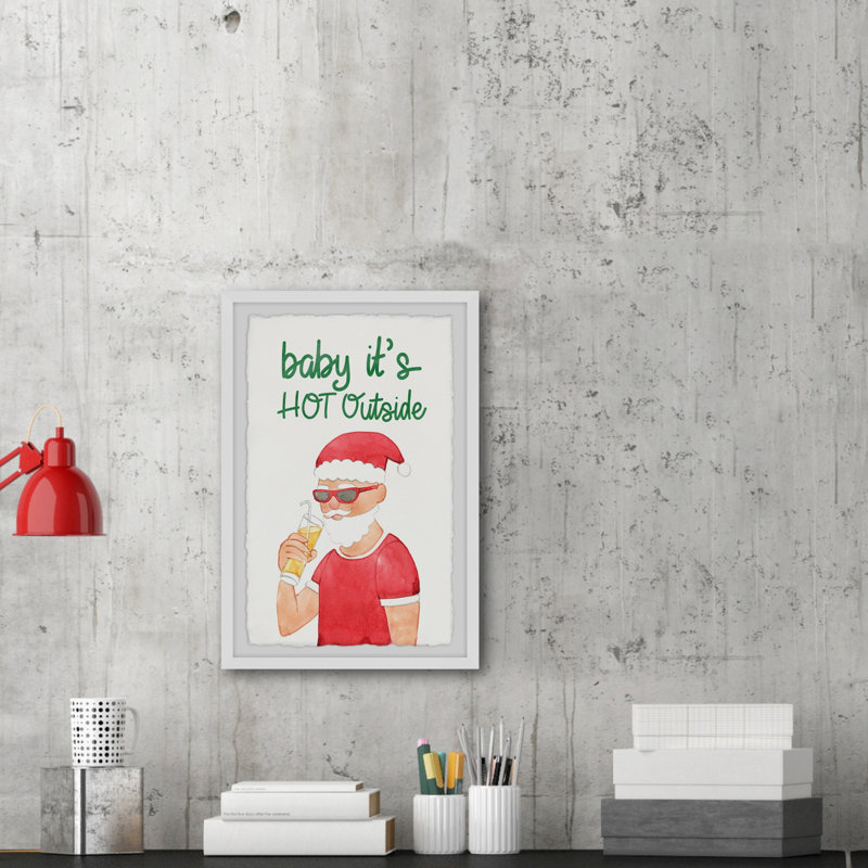 Drink A Cold Lemonade - Single Picture Frame Painting, 45cm H x 38cm W x 3.81cm D