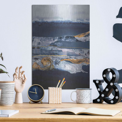 Ivy Bronx 'Element Water' by Design Fabrikken, Metal Wall Art, MTL-14949