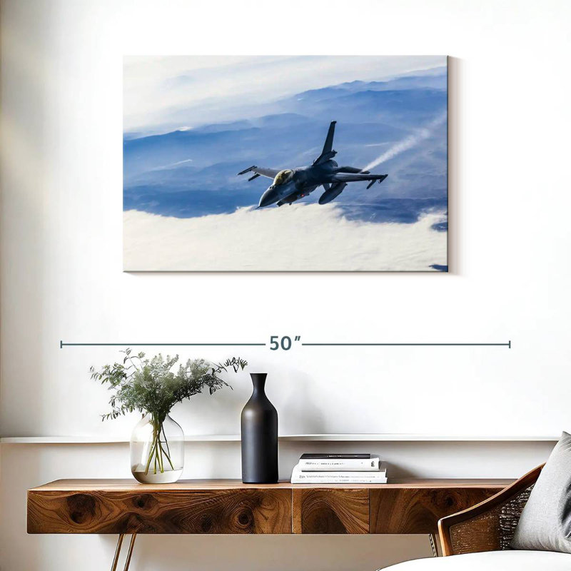 Mehar Air Force Jet, 24" H x 36" W