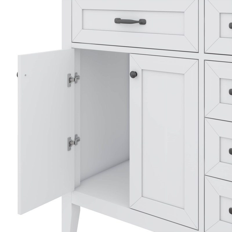 Ensemble de meuble-lavabo avec lavabo 36 po, Noir, Blanc