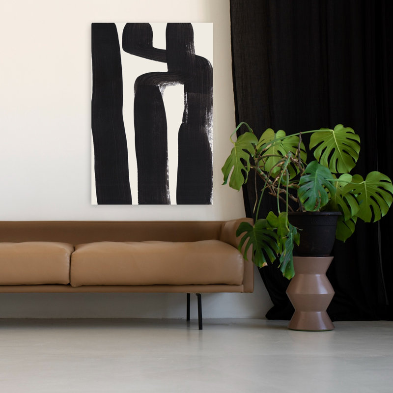 Art contemporain contemporain abstrait, H 48 po x l 32 po