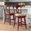 Tabouret de comptoir pivotant rembourré Marcotte-1954776651-2008173768
