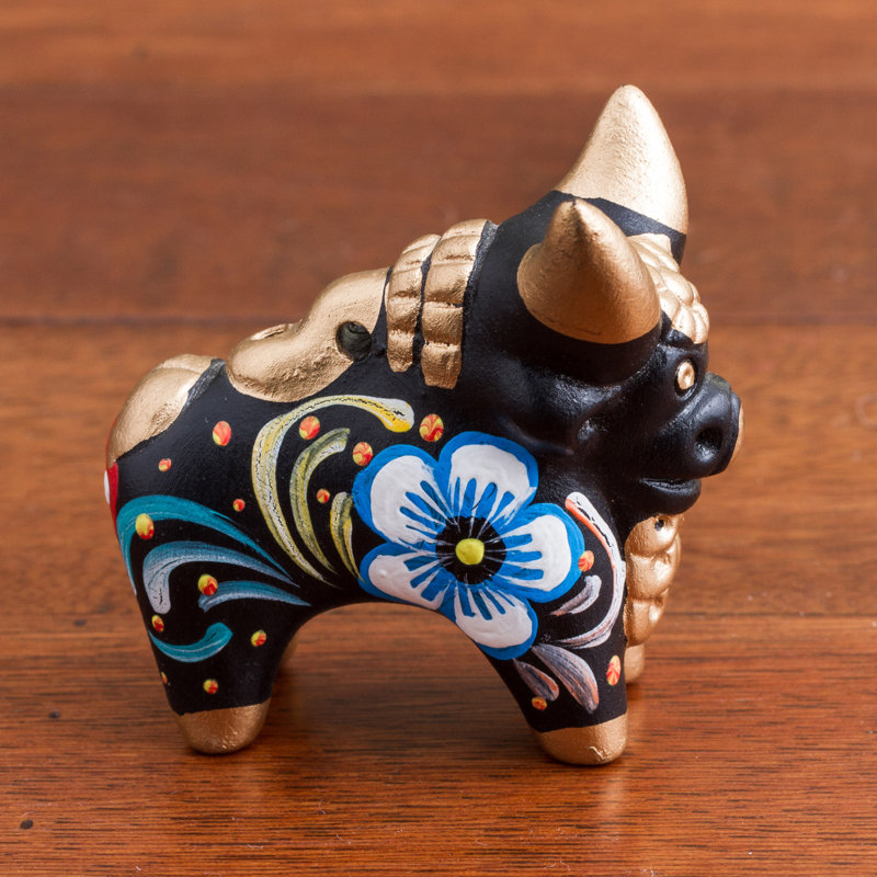 Figurine en céramique Hakeem, Noir