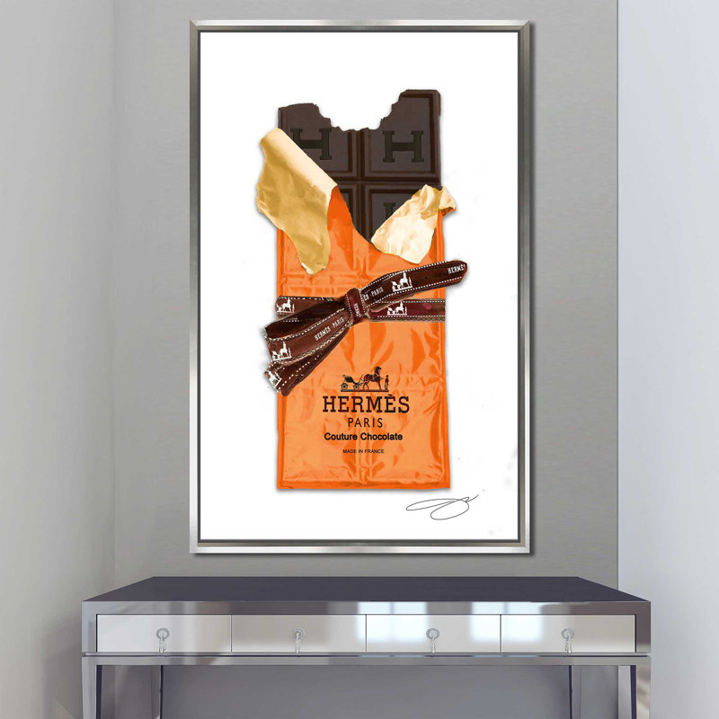 «Craving Hermes (Vertical)» par Jodi - impression, Cadre flottant argent, H 43,5 po x l 27,5 po x P 2 po