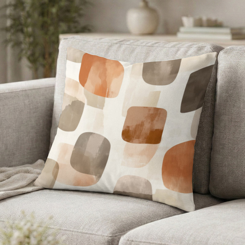 Coussin décoratif moderne Modern Shibui, H 20 po x l 20 po