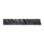 Bardiglio 12" x 2" Marble Quarter Round Tile Trim in Gray