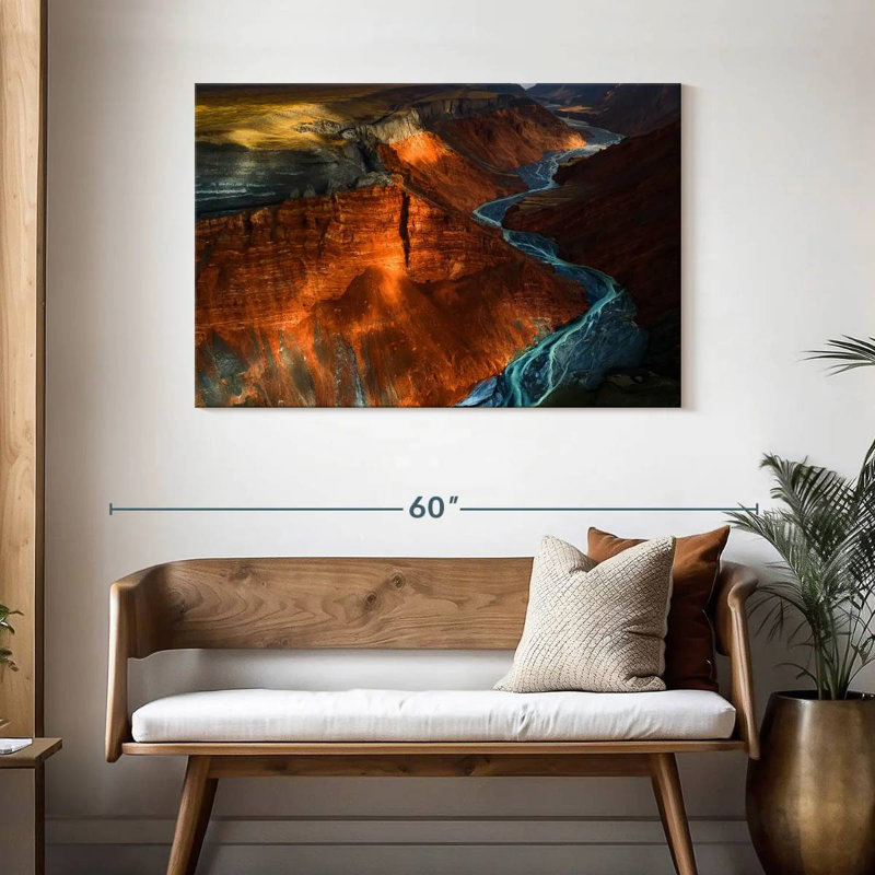 Grand Canyon d'Alvord Red Mountain, H 30 po x l 45 po