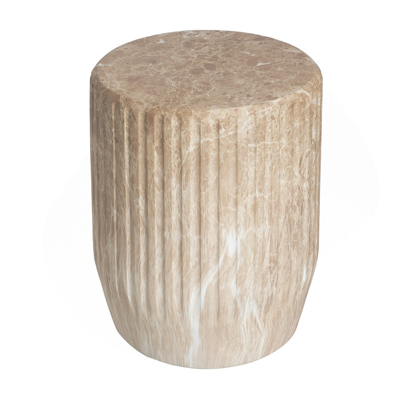 Table d'appoint d'extérieur Cicci, Doré
