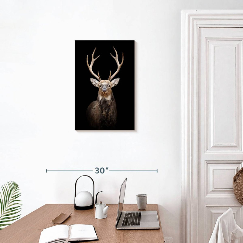 Brampt Mighty Red Deer, 24" H x 16" W