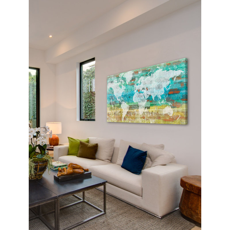 1 Piece Wrapped Canvas Wall Art, 45cm H x 91cm W