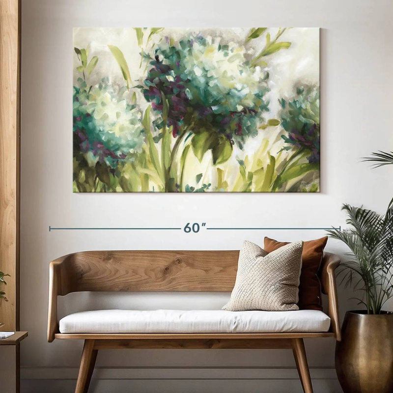 Harnek Hydrangea Field I, 34" H x 51" W