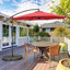 Parasol de plage 120 po Linnett-2079703300